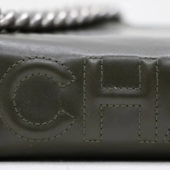 Chanel Green Leather Medium Boy Reverso Bag - Picture 6 of 14